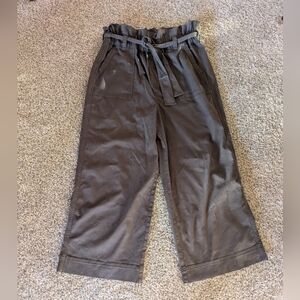 Splendid Wide Leg Paperback Belted Crop Pant